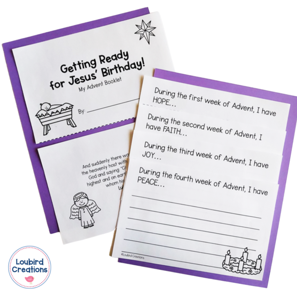 Advent Writing Activities for Catholic Kids