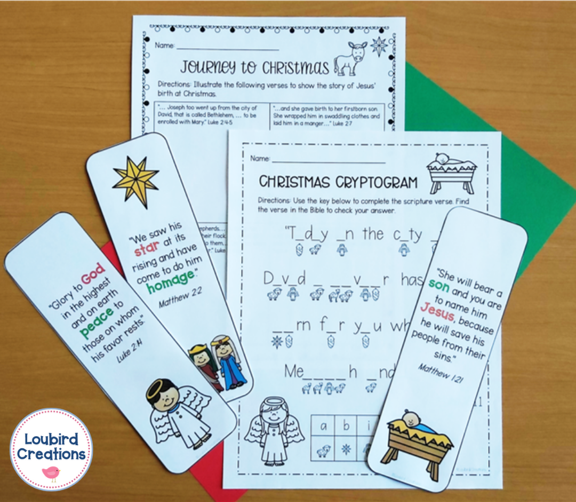 Christmas Scripture Activities