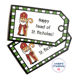 Feast of St Nick Free Gift Tags