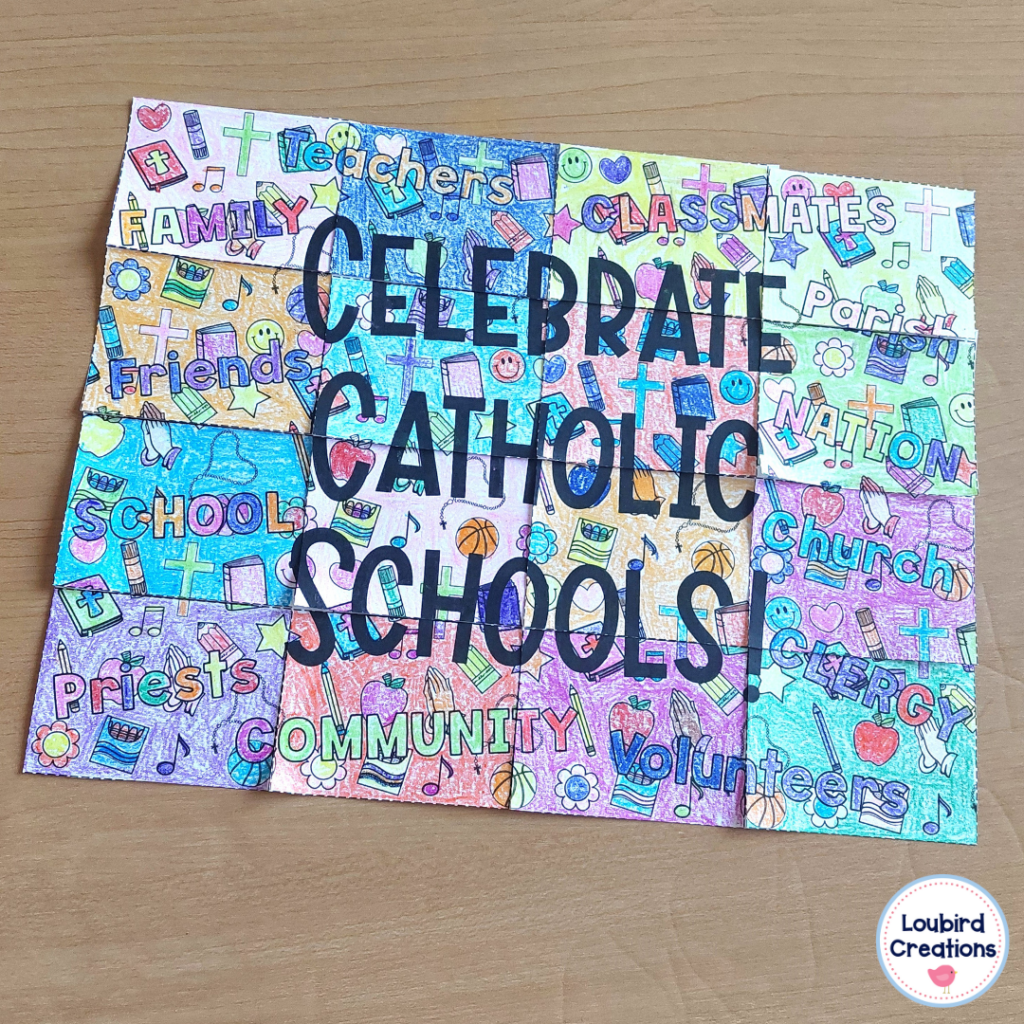 Catholic Schools Week Collaborative Poster Project