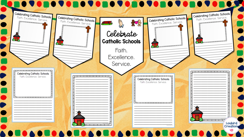 Catholic Schools Week bulletin board ideas