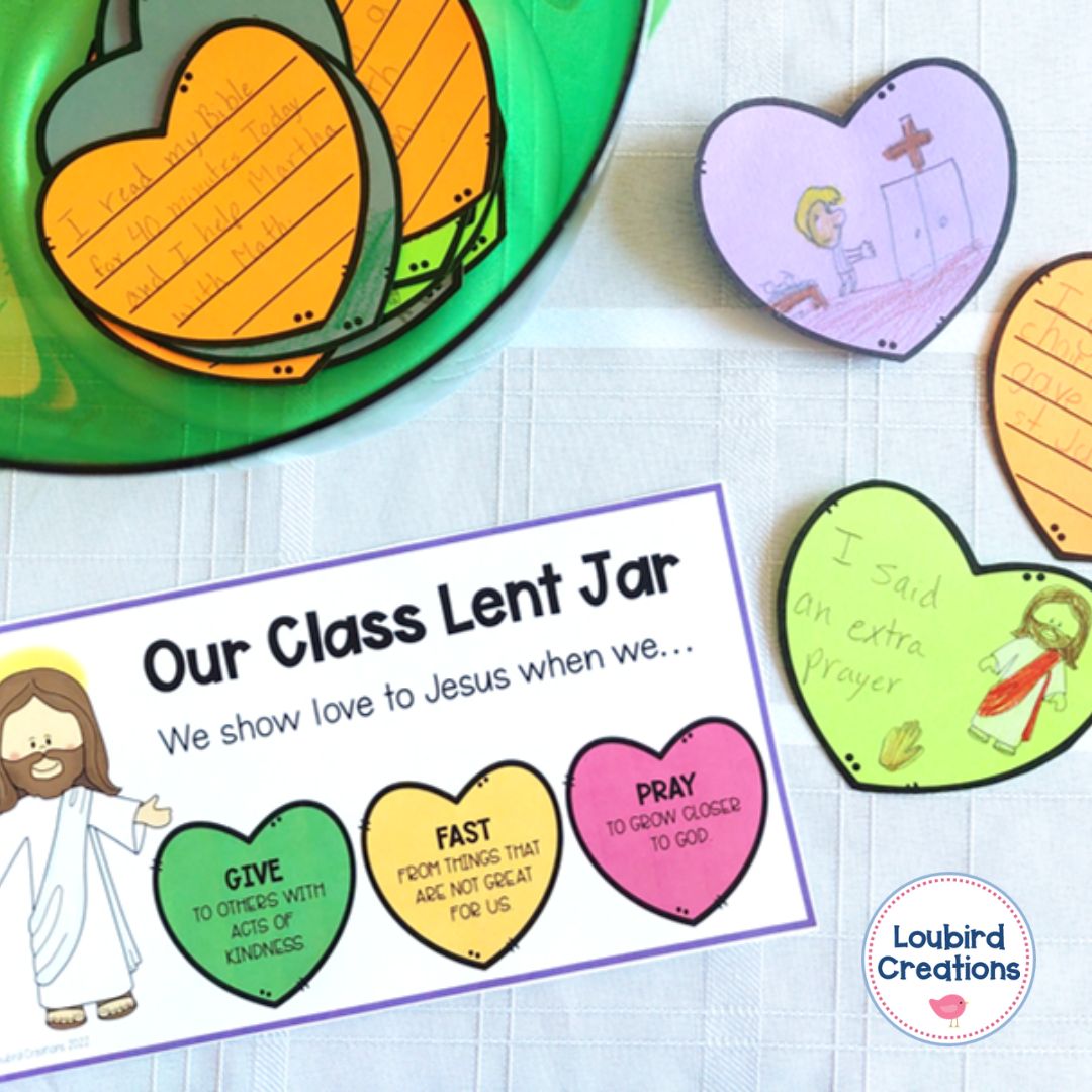 Ash Wednesday Ideas for the Catholic Classroom - Loubird Creations