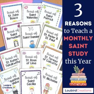 3 Reasons to Teach a Monthly Saint Study this Year