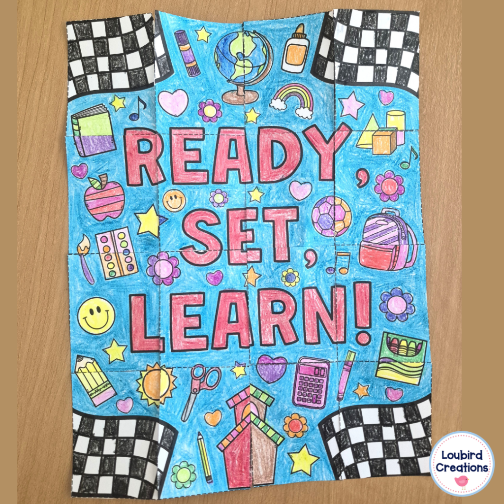 Student-Created Poster for Back to School